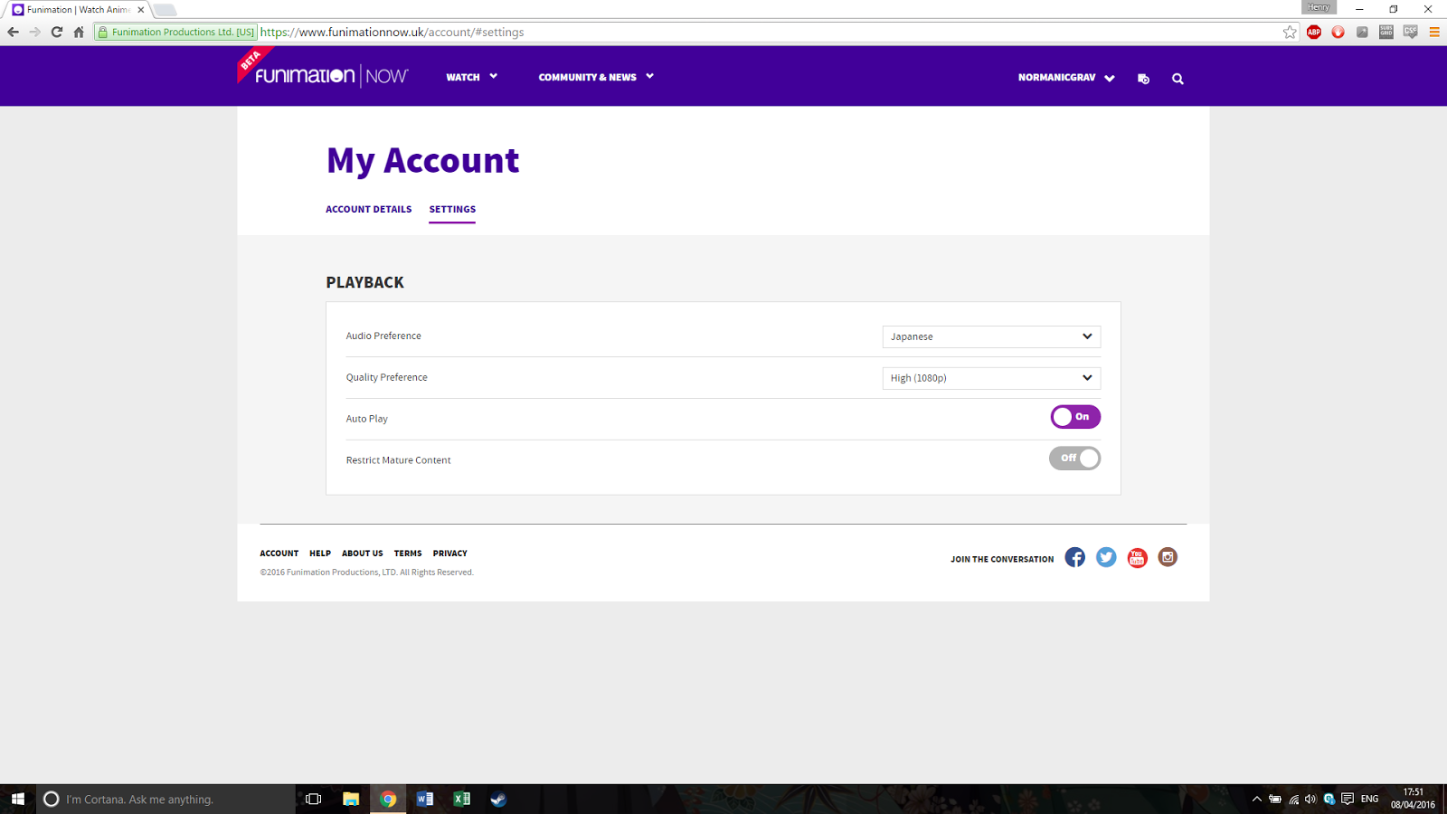 The Normanic Vault Random Topic Funimation Now UK Launched My